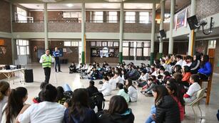 Capacitación vial en la escuela  Madre Teresa de Calcuta