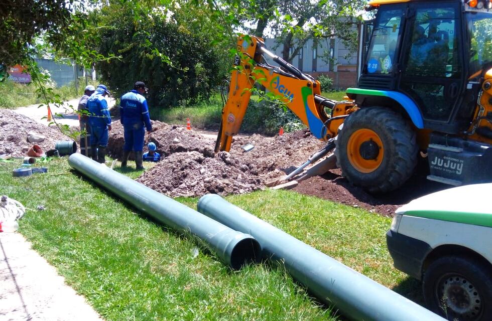 Solución definitiva: reemplazan extenso tramo de un acueducto principal en Jujuy