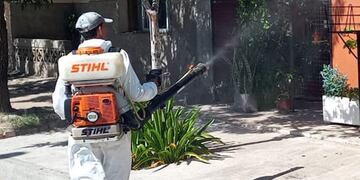 Fumigación con mochila Arroyito