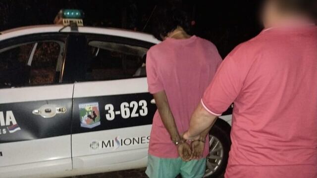 Terminaron detenidos tras el robo de cables en Montecarlo.