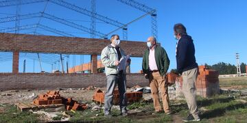 Hugo Fernández supervisó las obras del Polo Educativo