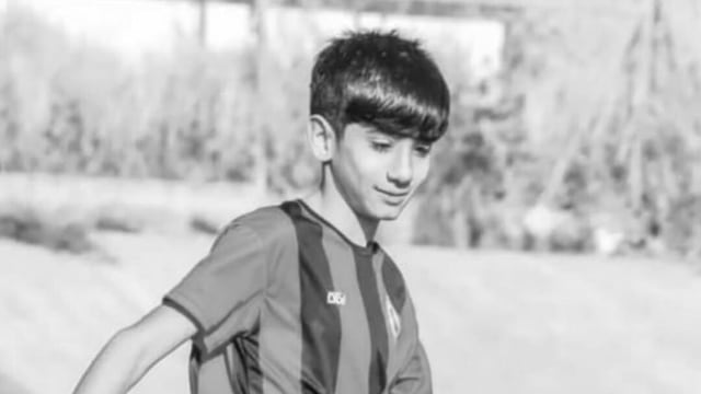 El niño de 13 años perdió la vida mientras practicaba fútbol junto a su mellizo y compañeros del club.