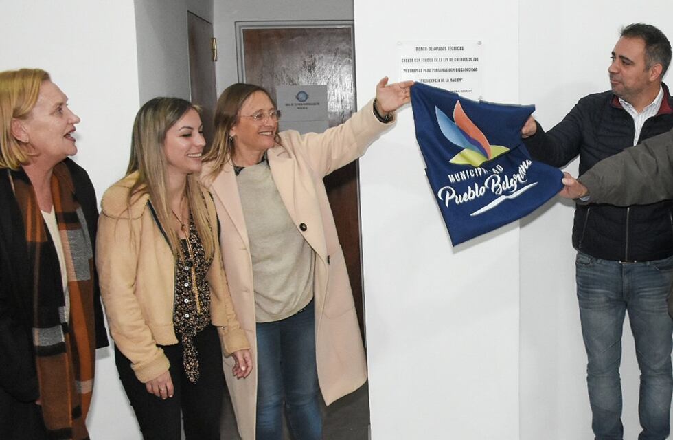 Pueblo General Belgrano inauguró el Banco de Ayudas Técnicas para personas con discapacidad