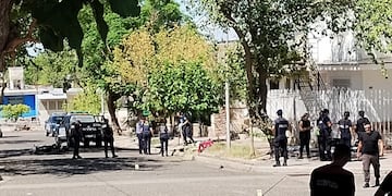 Motociclista murió tras quedar en medio de una persecución policial en Las Heras. | Foto: gentileza Matías Pascualetti