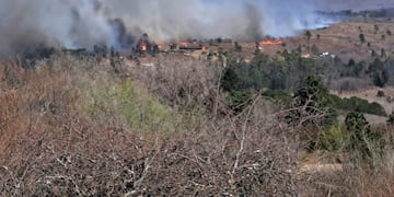 Incendios en Villa Yacanto.