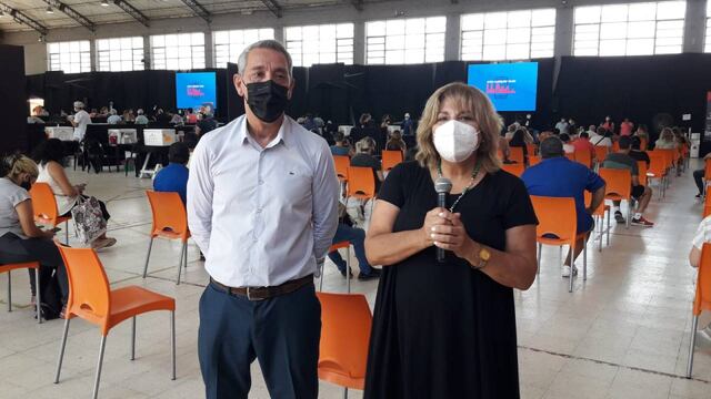 La funcionaria brindó una conferencia de prensa junto al secretario de la cartera, Jorge Prieto.