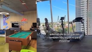 Mostró cómo es su oficina en Córdoba y el video fue furor en redes sociales.