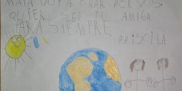 Carta a pequeña "M"
