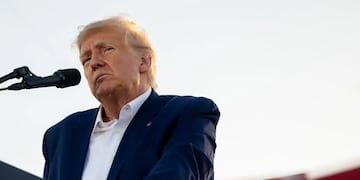Donald Trump declara este martes en Miami.