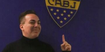 Cristian Castro en La Bombonera
