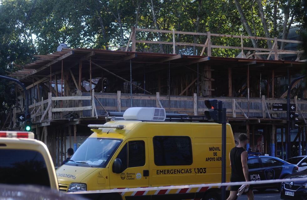 Otra vez un derrumbe: dos operarios murieron al ceder una losa en construcción en Palermo