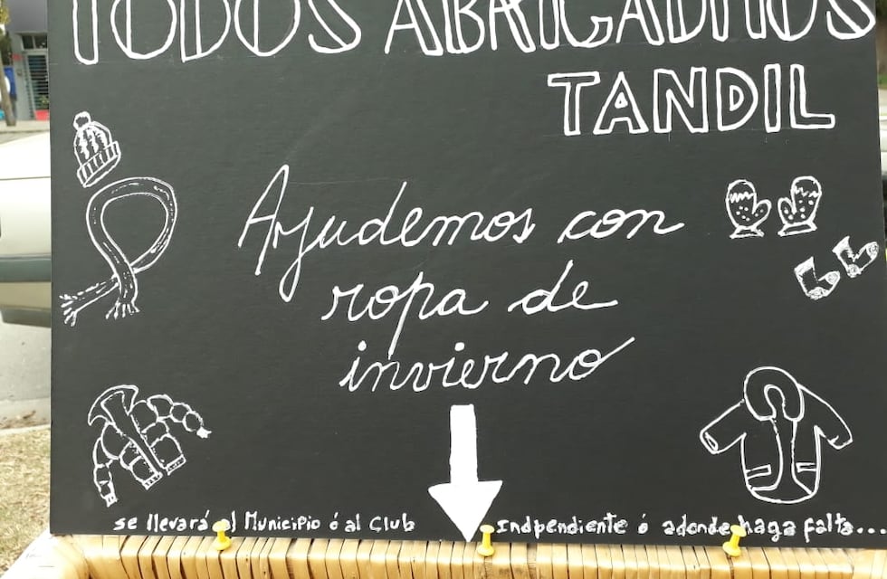 Invierno en Tandil: lanzan una campaña solidaria para combatir el frío en la ciudad