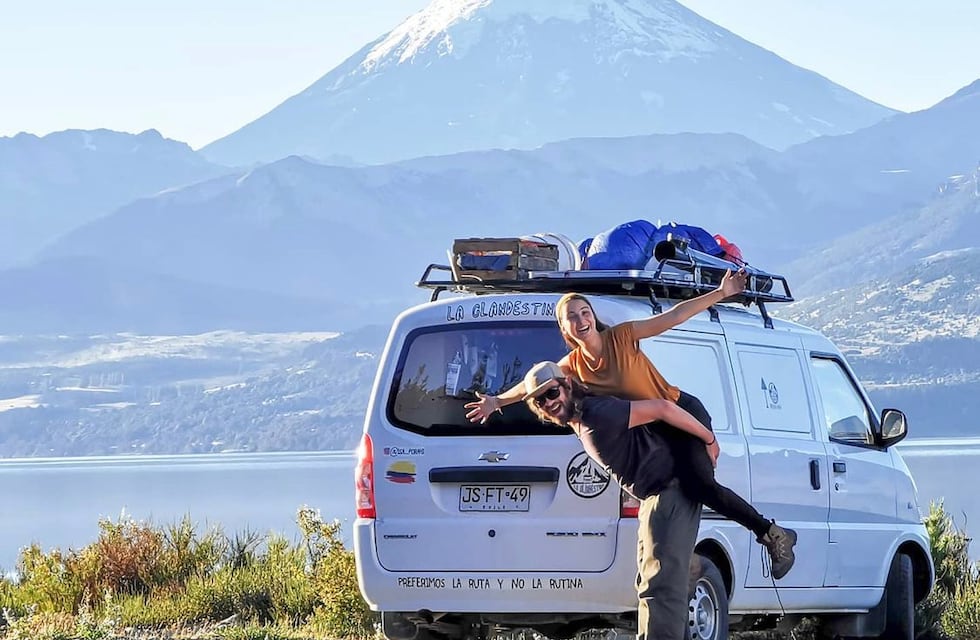Isa por Ahí: la viajera colombiana en van por Argentina que quedó varada unos días en Mendoza
