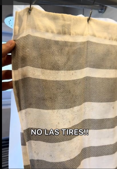 El tip definitivo para eliminar los hongos de las cortinas y toallas