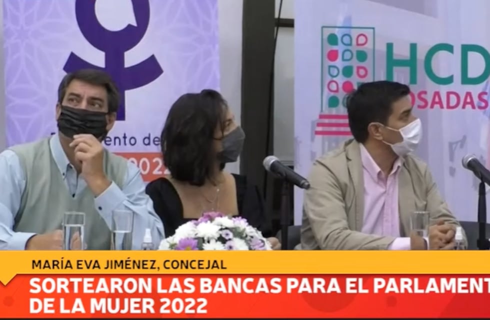 Parlamento de la Mujer 2022: se realizó el sorteo de bancas