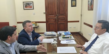 El ministro tuvo una reunión con el titular de deportes Diego Erroz