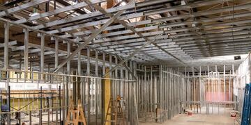 Avanzan los trabajos en Terapia Intensiva y Hemodiálisis del Hospital Regional Ushuaia