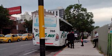 La mujer iba en un Fonobus, cuando sufrió una descompensación a pocas cuadras de la terminal (foto, web de Radio Suquía).