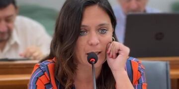 La concejala Valeria Soltermam (PJ)