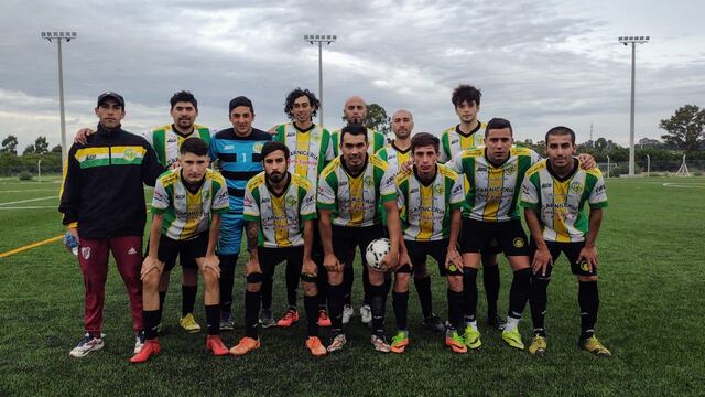 Cancha y equipo de Unión Pehuen Co