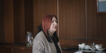 Cámara de Casación penal en Comodoro Py, Buenos Aires, Argentina. La jueza Ana María Figueroa. Foto: Federico Lopez Claro.