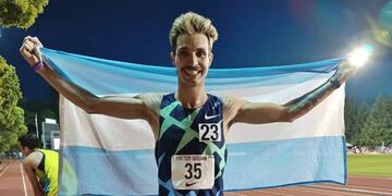 Federico Bruno en la actualidad es una le las figuras más importantes del atletismo argentino.