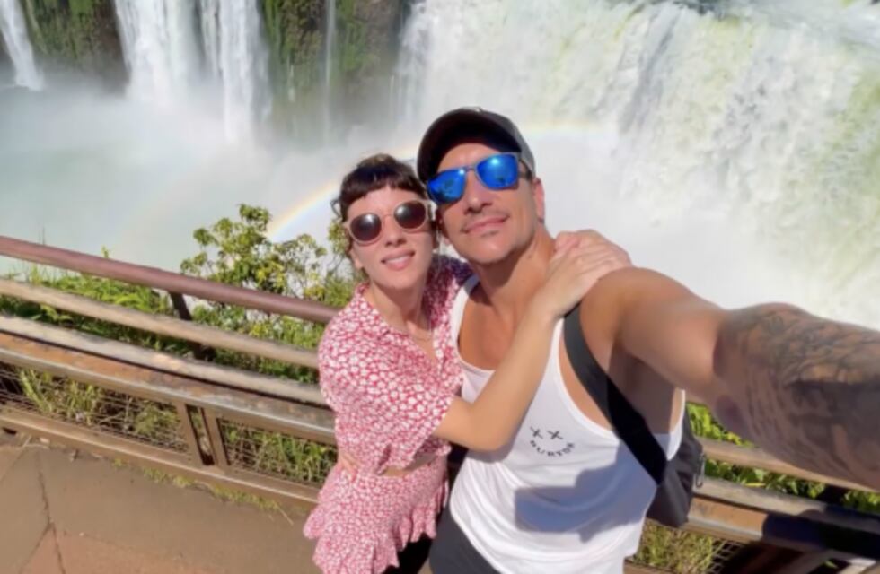 Los actores Gimena Accardi y Nico Vázquez visitaron las Cataratas del Iguazú y compartieron su experiencia