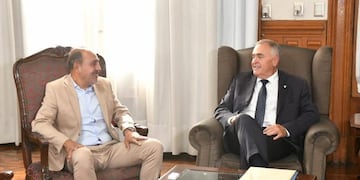 El intendente resaltó el trabajo de Jaldo en materia de seguridad, salud y educación.