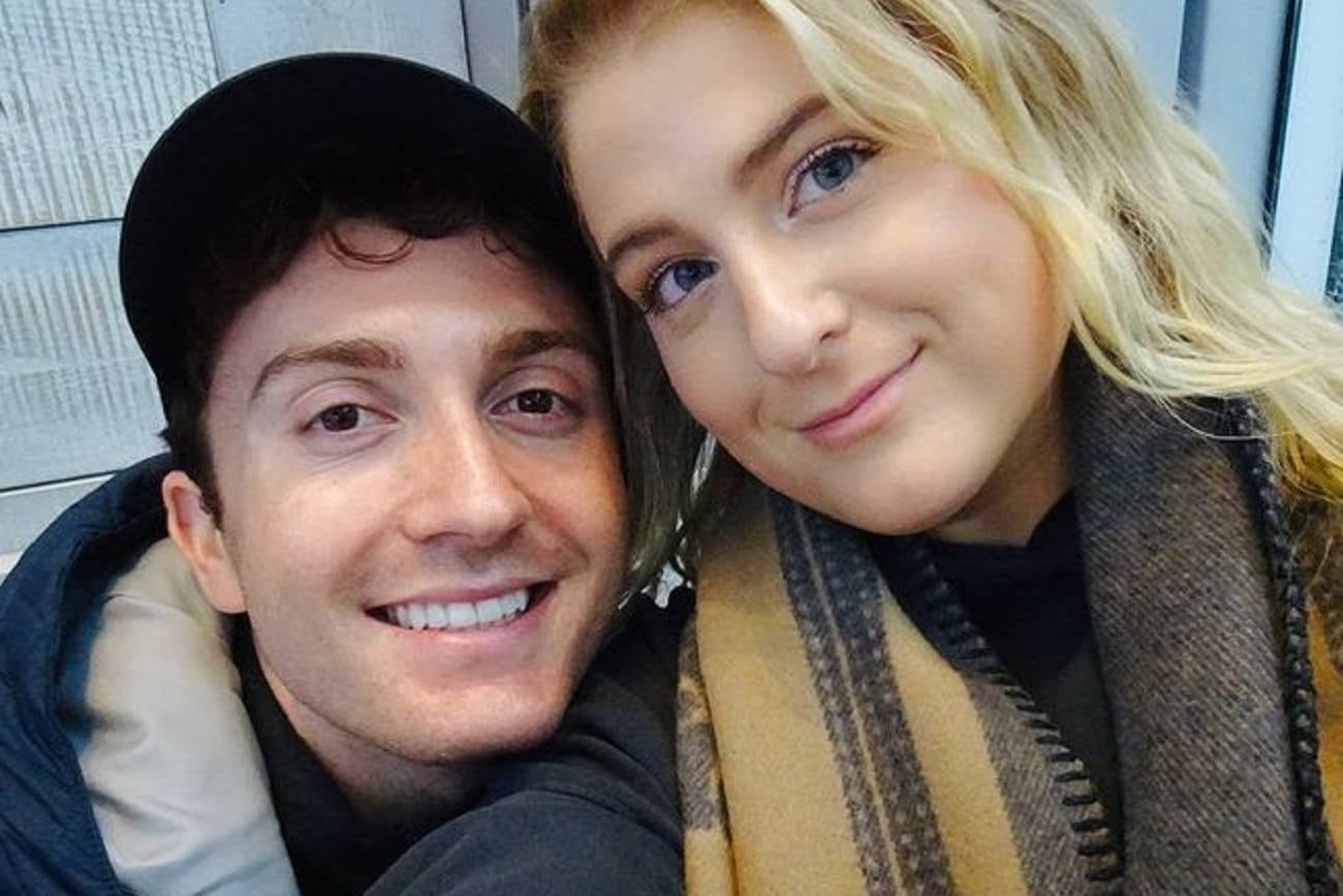 Meghan Trainor y Daryl Sabara. (Instagram Meghan Trainor)
