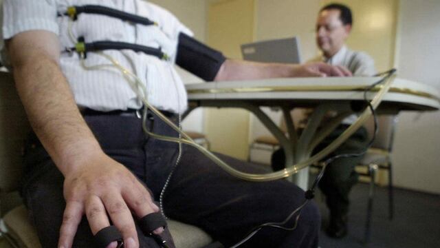 El alcalde de Trujillo se sometió a la prueba de un detector de mentiras. Foto: AP / Jose Luis Magana.