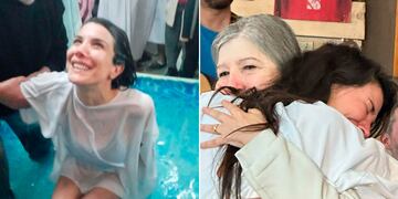 El bautismo de Andrea Rincón.