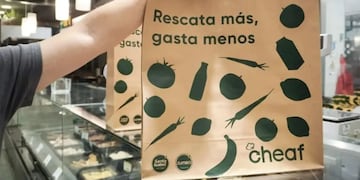 Cómo usar Cheaf, la aplicación que rescata alimentos próximos a vencer y los vende a precios bajos