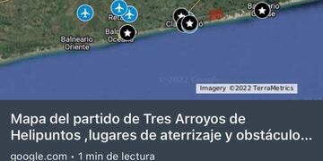 Mapa Interactivo para los pilotos de aviones