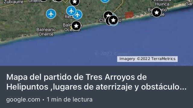 Mapa Interactivo para los pilotos de aviones