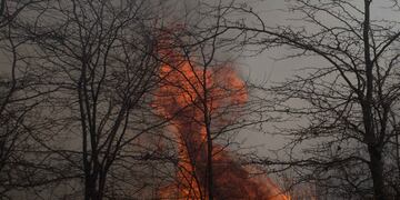 Incendios en las sierras de Córdoba.
