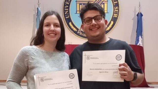 Micaela Schielbelbein y Agustín Zbrun