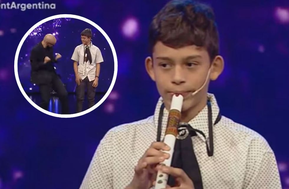 “¡Haces magia!”: Abel Pintos hizo lagrimear al pequeño de Salta que la rompió tocando la quena en Got Talent Argentina