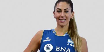 La cordobesa es una de las referentes de Las Panteras, con quien disputó sus segundos Juegos Olímpicos. (Prensa FeVA)