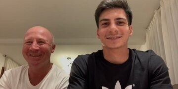 El Colorado Mac Allister y el orgullo por la familia futbolera. Francis es refuerzo de Talleres.