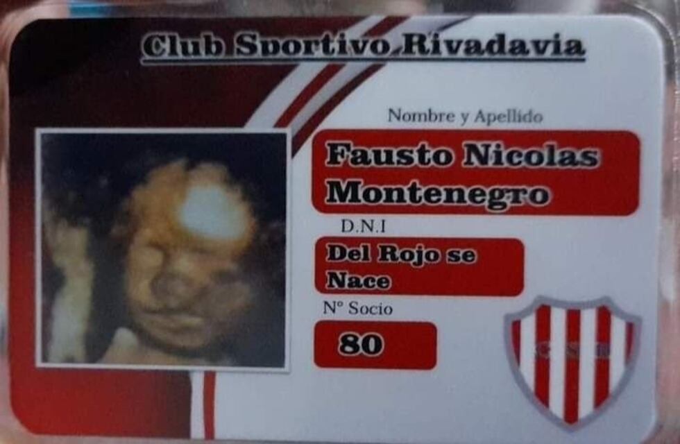 Insólito: hizo socio del club que es hincha a su hijo que aún no nace