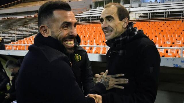 El ídolo de Boca se reencontró con Leandro Somoza durante su segundo partido en el banco canalla.