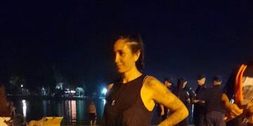 Paola Figueroa, la entrerriana arriesgó su vida arrojándose al río Gualeguaychú.