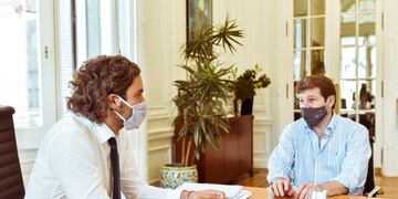 Melella se reunió con Santiago Cafiero