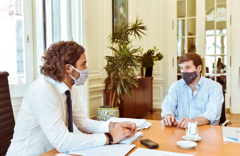 Melella se reunió con Santiago Cafiero