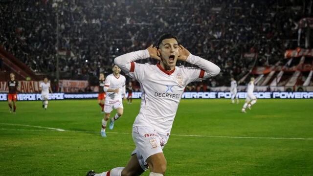 Franco Cristaldo, el "10" del equipo que marcó esta noche.