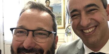 El dirigente del Frente Progresista pidió respeto frente a la situación del periodista.