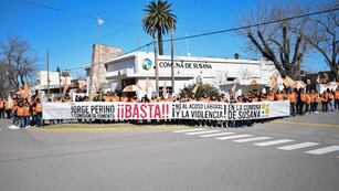 La movilización del SEOM en Susana