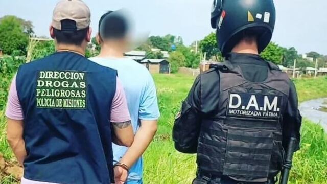 Detienen a un individuo con drogas en Garupá.