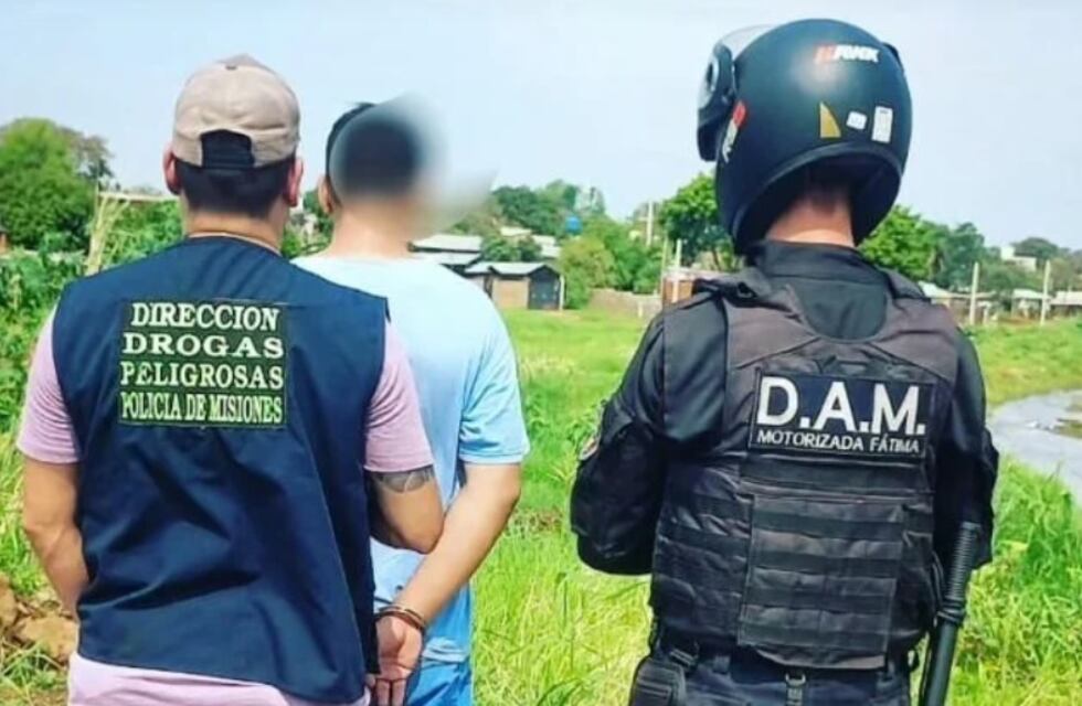 Detienen a un individuo con drogas en Garupá