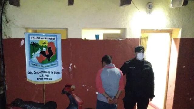 Detuvieron a un joven acusado de robarle la moto a un jubilado en Concepción de la Sierra.